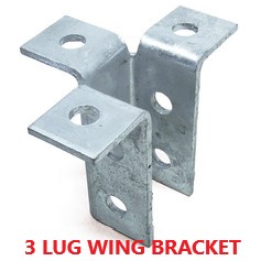 3 lug wing bracket