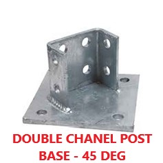 double channel post base