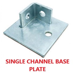 single channel base plate